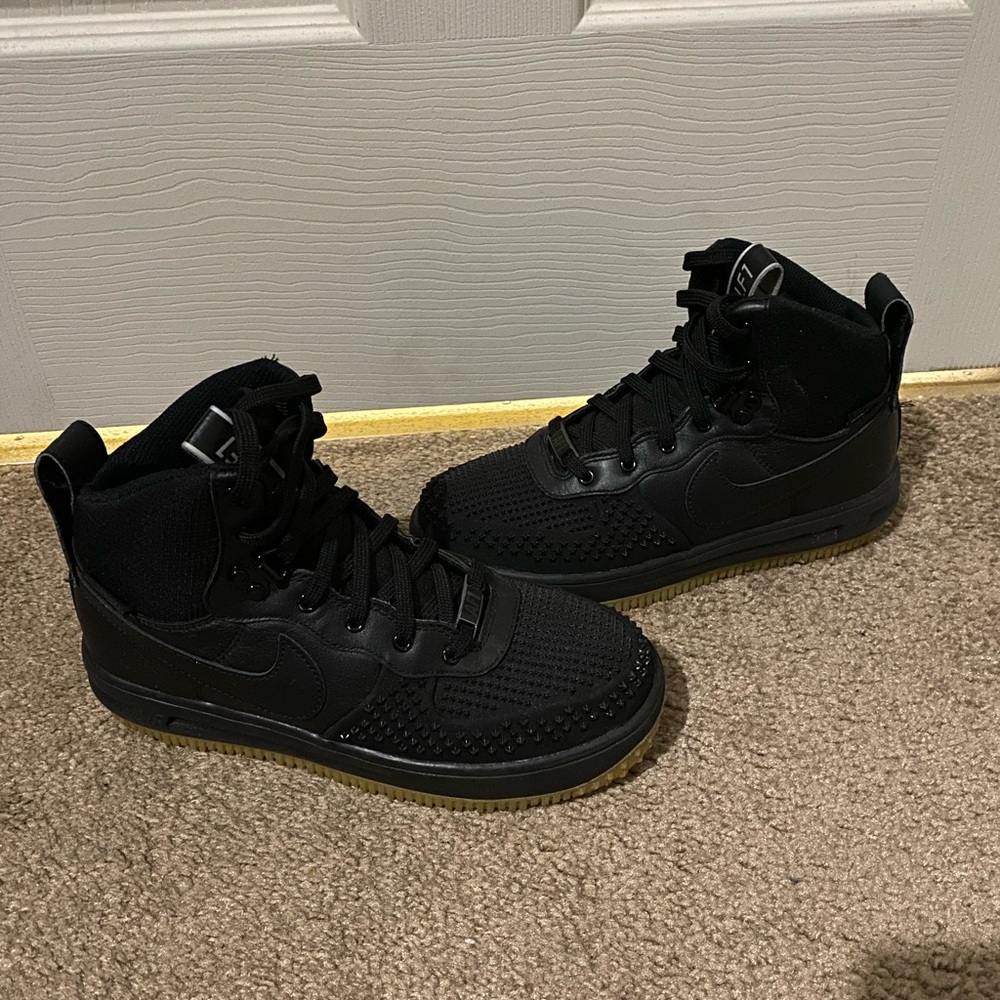 Black Spike Air Force 1’s